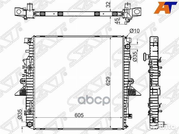 Радиатор Land Rover Discovery 04-09 / Range Rov