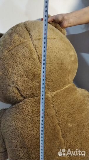 Мягкая игрушка медведь большой почти 1м