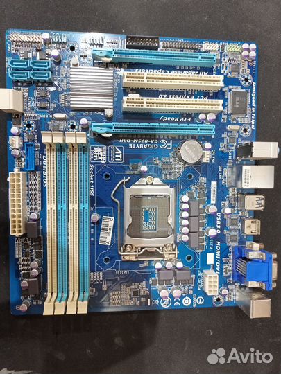 Материнская плата с процессором