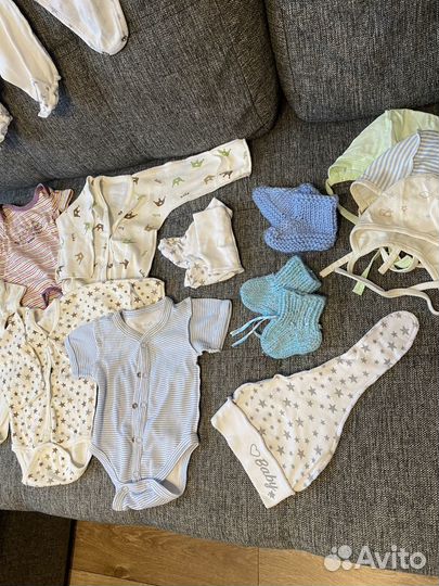 Пакет одежды для новорождённого (50р.)