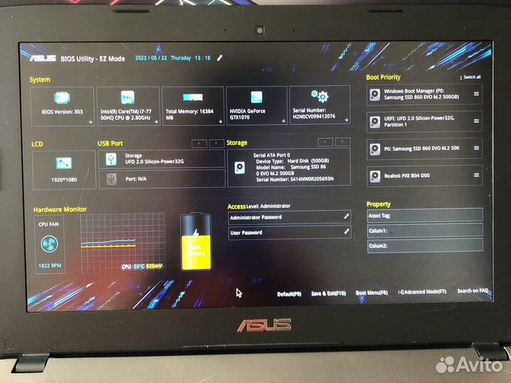 Игровой ноутбук asus ROG strix GL 502VS-FY335T