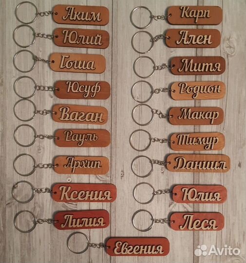 Брелок именной