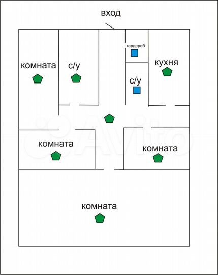 4-к. квартира, 160 м², 3/7 эт.