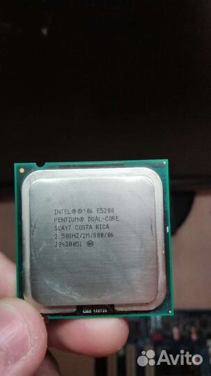 Материнская плата с intel 06 E5200 pentium
