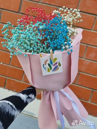 Букеты из гипсофилы