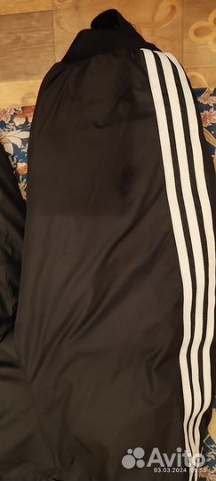 Зимние брюки полукомбинезон adidas