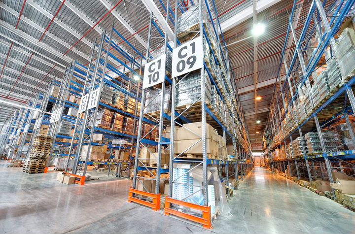 Склад 8452м2, h-12м, ворота