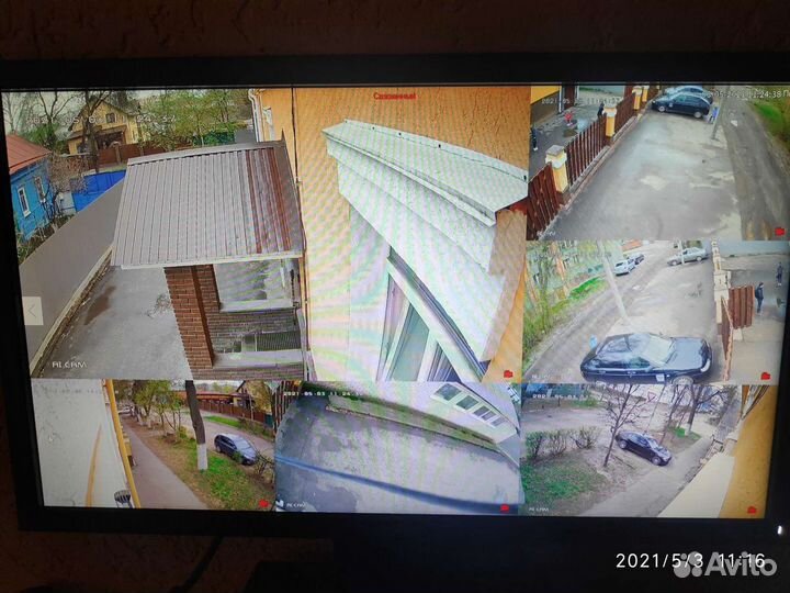 Установка видеонаблюдения