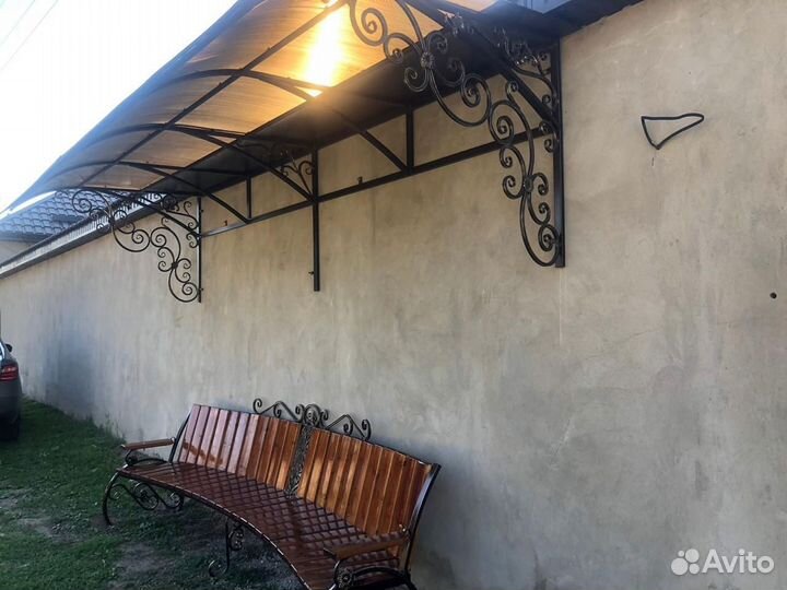 Скамейка кованая