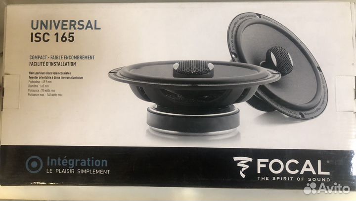 Focal Polyglass isc 165 новый комплект акустик