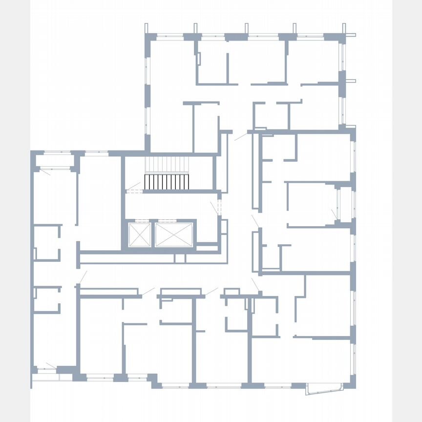 2-к. квартира, 53,1 м², 13/23 эт.