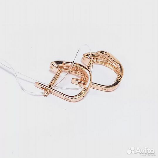 Серьги Золото 585 масса 2,37 г