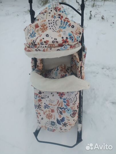 Санки коляска ника 7 5sk