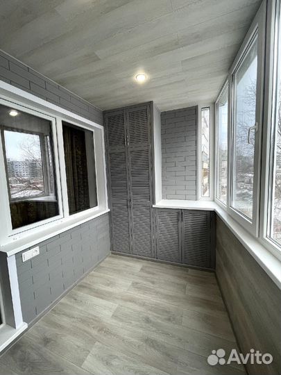 Остекление лоджии окнами пвх. Комплексное