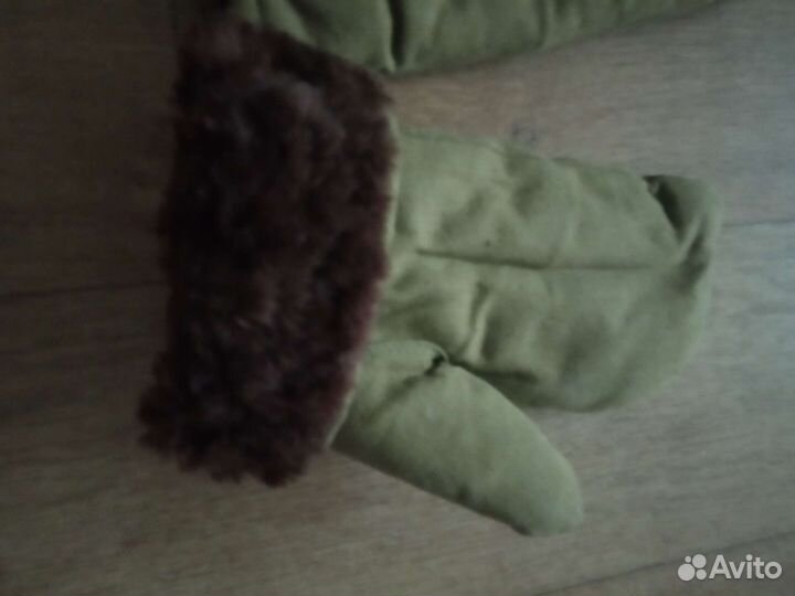 Верхонки тёплые из натурального меха