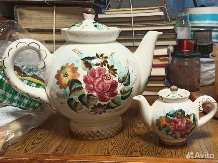 Чайники семикаракоры доливочный и заварочный СССР