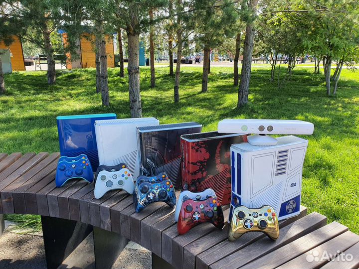 Xbox 360 250 & 500gb прошит + 95 игр fifa 19, GTA