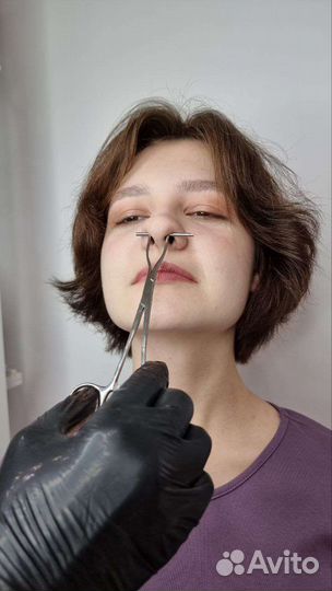 Зажим для пирсинга септума