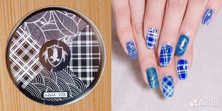 Стемпинг для дизайна ногтей в Омске