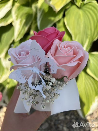 Букет цветов из мыла