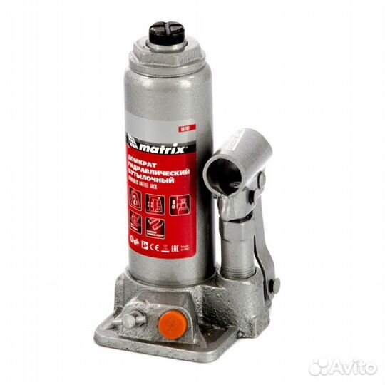 Домкрат гидравлический бутылочный Matrix 50761, 2