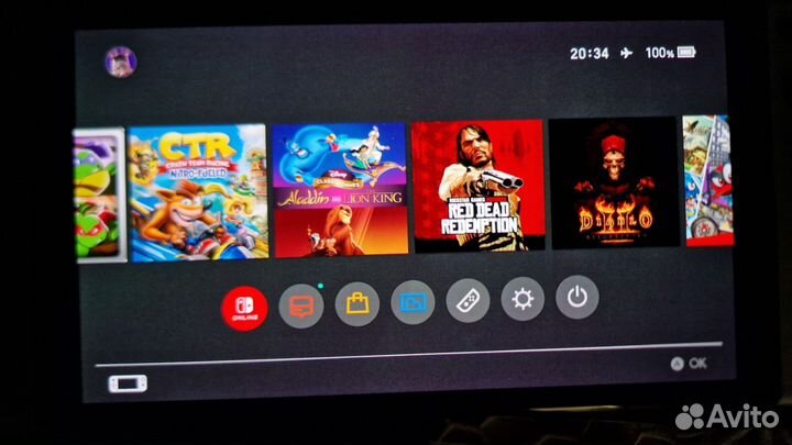 Новый Nintendo switch oled чип прошитый
