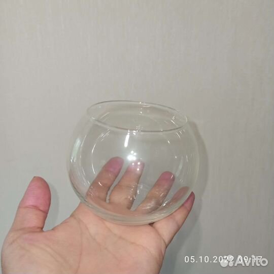 Шар стеклянный для флорариума или конфет
