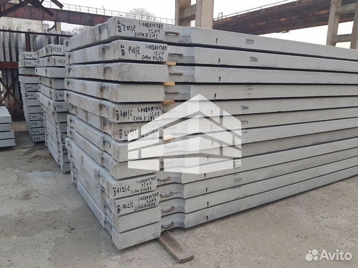 Прогоны железобетонные прг 38.2.5-4т новые жби