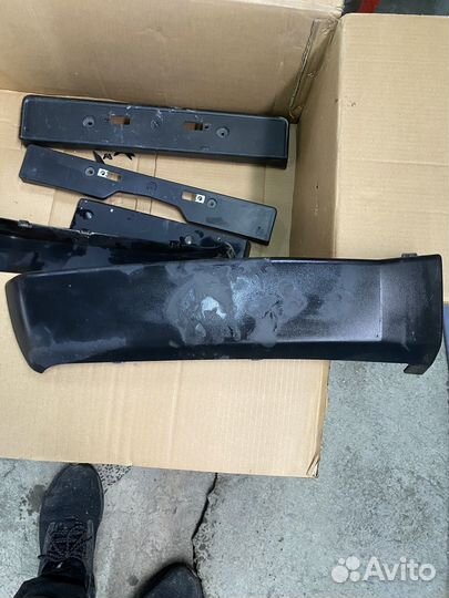 Нкладки на задний бампер