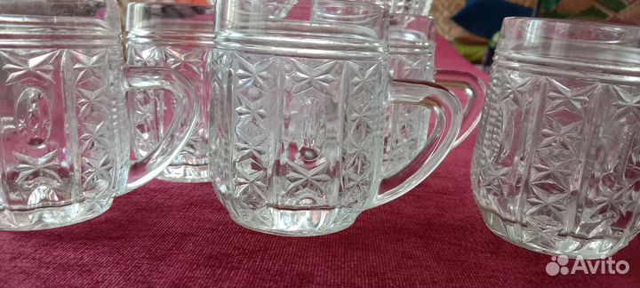 Бокалы СССР хрусталь