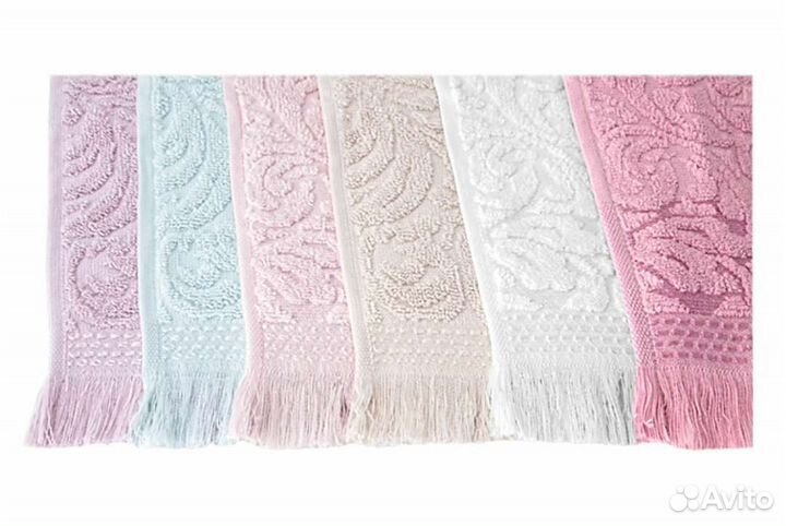 Набор жаккардовых полотенец 30х50 (6 шт) Турция