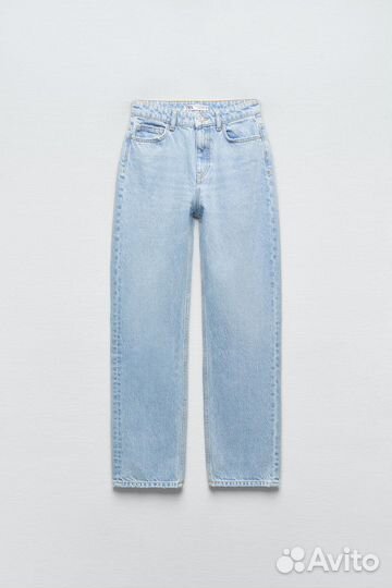 Джинсы Zara Straight Mid Rise