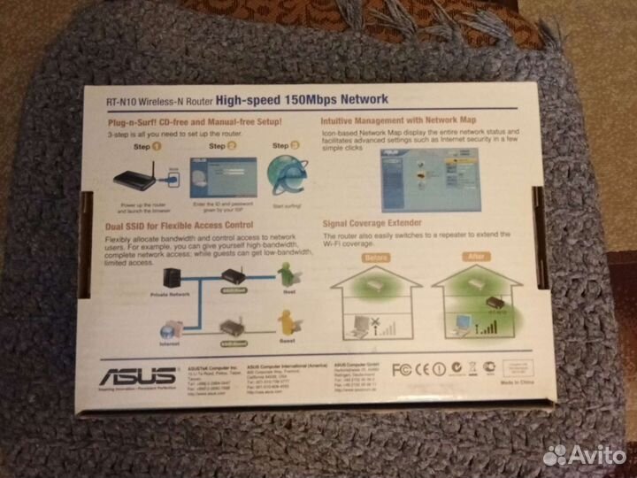 Роутер asus RT-N10