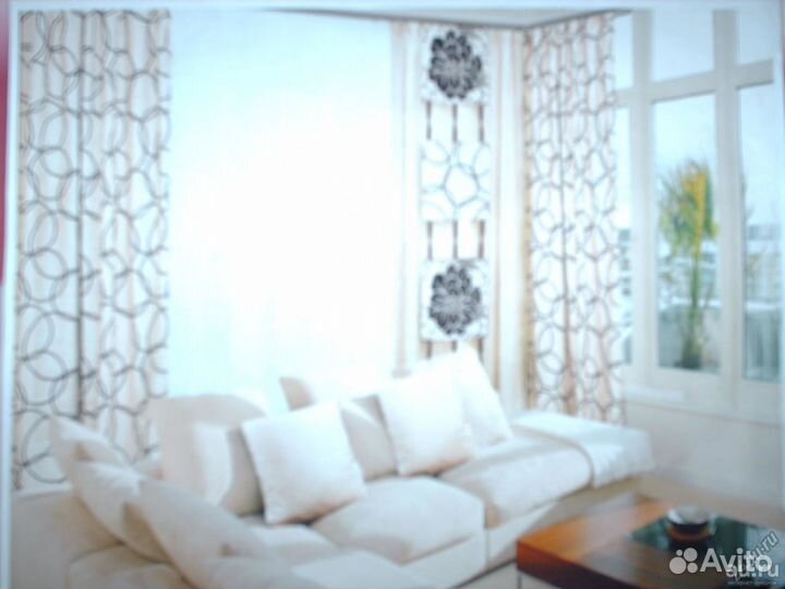 Шшторы в упаковке. Ткань импортная