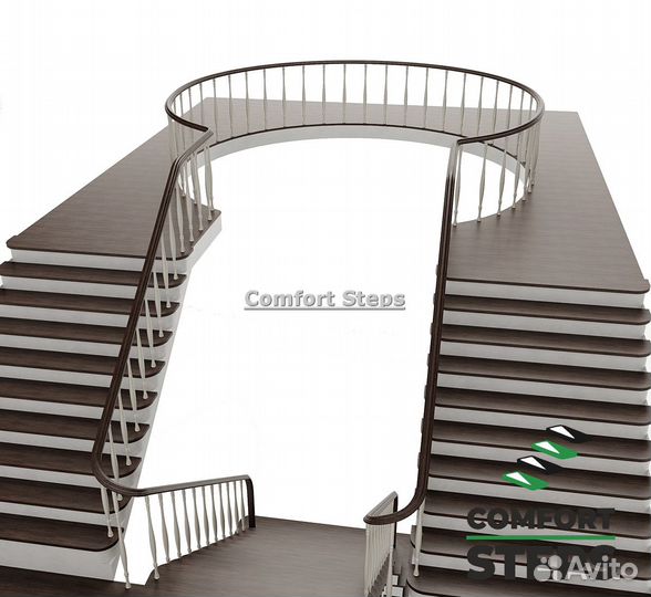 Бетонный каркас лестницы