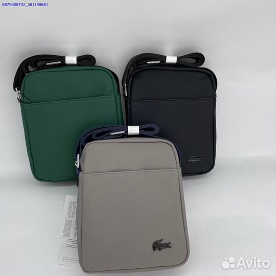 Мужская сумка Lacoste Gray