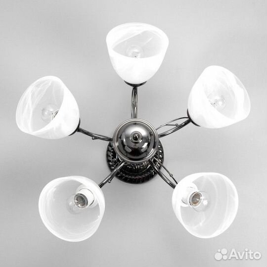 Люстра 'Аннеди' 5хЕ27 40Вт антрацит 55х55х35 см