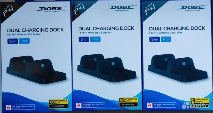 Док станция зарядки для джойстиков dualshock 4 ps4