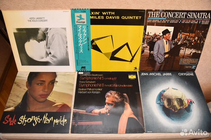 Keith Jarrett, Sade, Miles Davis,Jean Michel Jarre