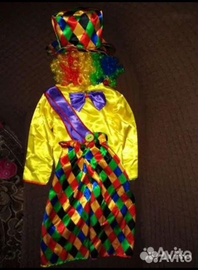 Новогодний костюм клоуна