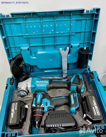 Набор Makita 2в1 Шуруповерт, ушм