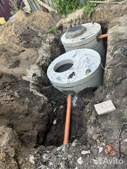 Септик из бетонных колец,бассейны для воды