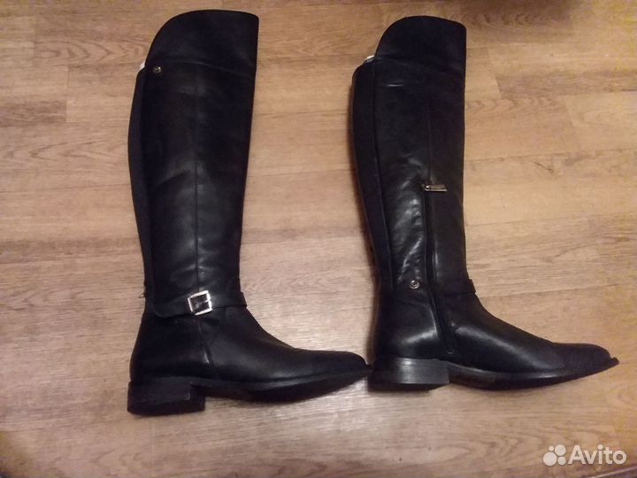 Ботфорты демисезонные натуральная кожа
