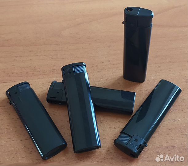 Зажигалка пьезо черная black оптом