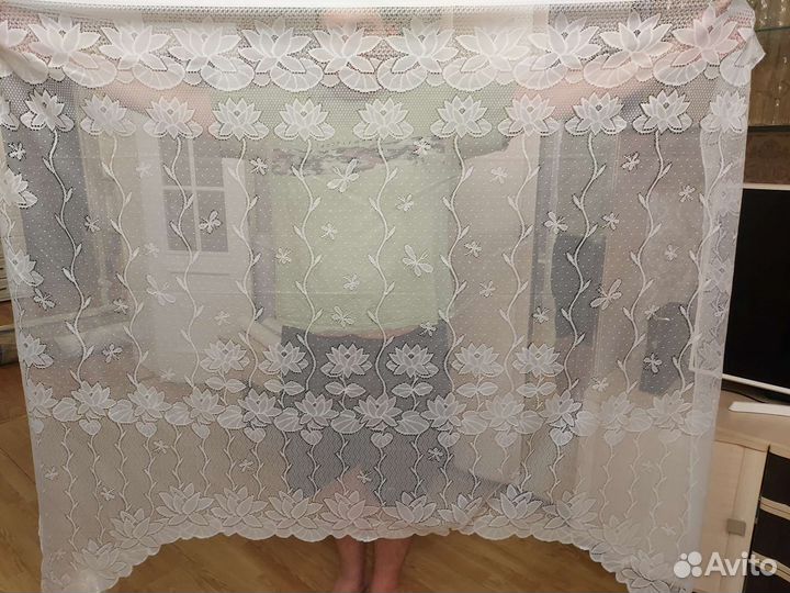 Тюль на кухню 2 м на 1,75 м