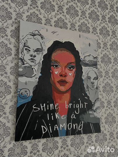 Готовая картина по номерам