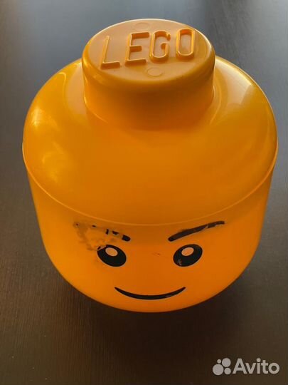 Контейнер для хранения lego head 