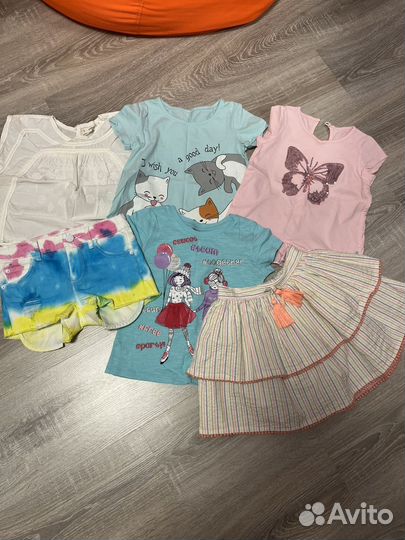 Вещи пакетом на девочку 110