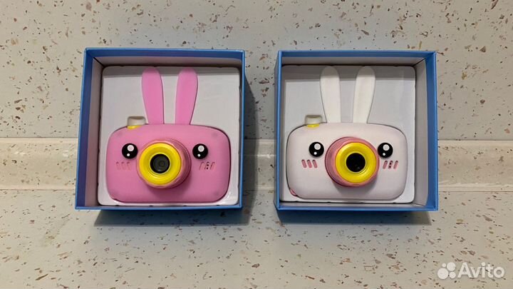 Детский цифровой фотоаппарат зайчик видео фото