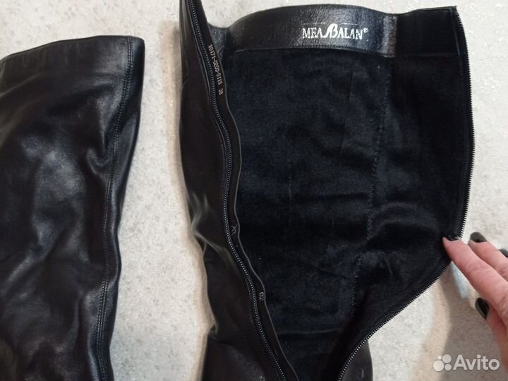 Сапоги из натуральной кожи 38 размер